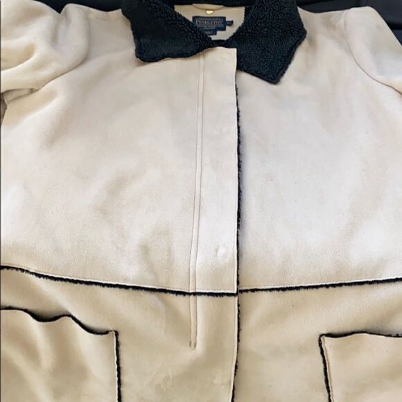 Pendleton Faux Shearling Coat Sz XXL - Picture 5 of 10